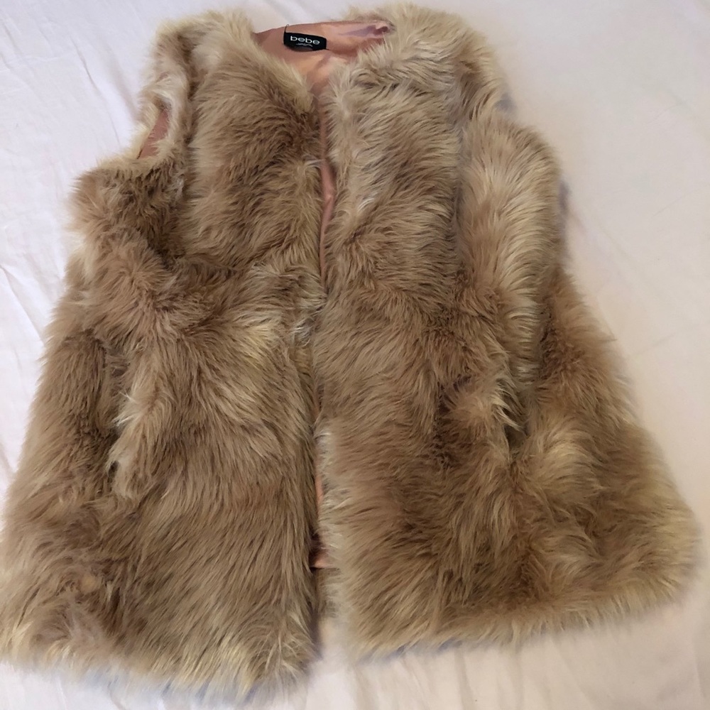 Bebe faux fur vest